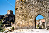 Sortelha, Aldeia Histrica - Historical Village. The Gothic gate on stone walls. 